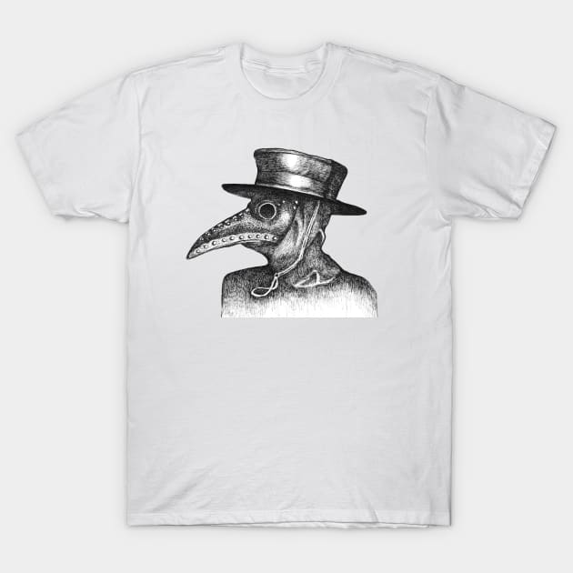 The Doctor Will See You Now - Cool Plague Doctor T-Shirt T-Shirt by Squidoodle